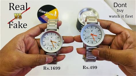 fastrack watch original vs fake|how to tell if a watch is real.